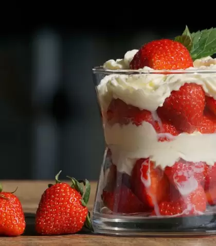 Copa de A�o Nuevo, un postre r�pido y vistoso.