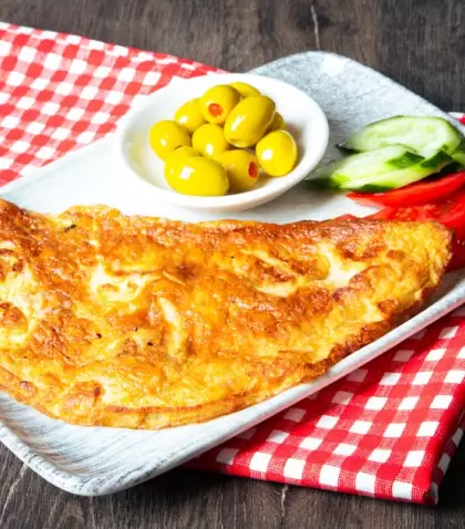 Omelette tierno y jugoso, listo en minutos