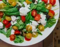 Ensalada caprese cl�sica, fresca y simple