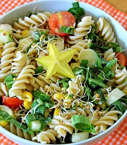 Fideos fr�os livianos, ideales para el verano.