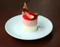 Mousse de frutilla fresco y liviano