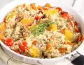 Ensalada de quinoa fresca, liviana y nutritiva.