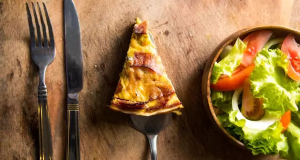 Tarta de verduras liviana y econ�mica