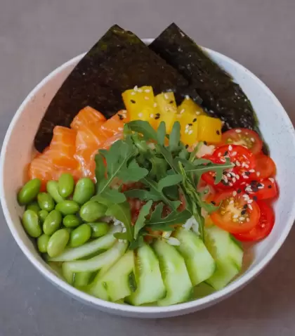 Una ensalada completa combina frescura y nutrici�n