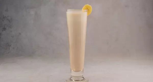Licuado de banana simple y rendidor