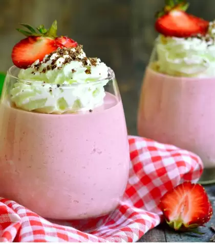 Mousse de Frutilla y Chocolate Blanco