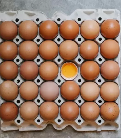 El tama�o del huevo importa en la receta.