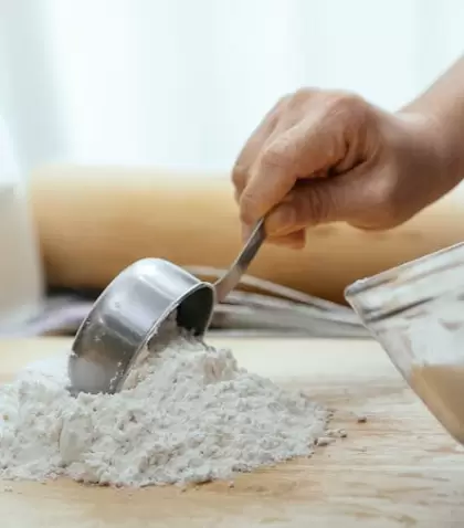 No todos los ingredientes pesan lo mismo.