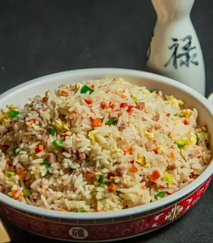 Arroz salteado f�cil.