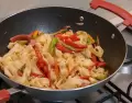 Pasta con vegetales lista en 15 minutos.