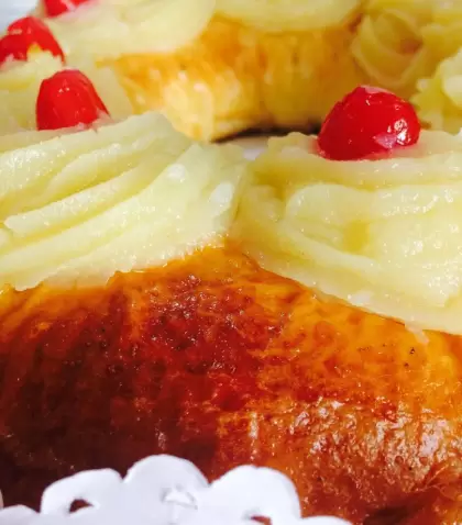 Rosca de Pascua casera, f�cil y esponjosa.