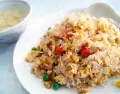 Arroz salteado r�pido con verduras y huevo.
