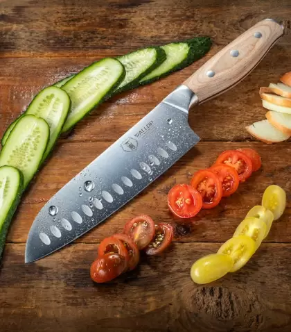 T�cnica para cortar verduras m�s r�pido y parejo.