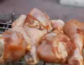 Pollo marinado r�pido.