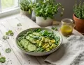 Ensalada Verde con Palta y Pepino