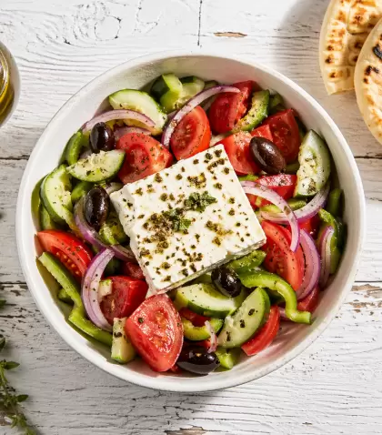 Ensalada Griega Clasica Mediterranea