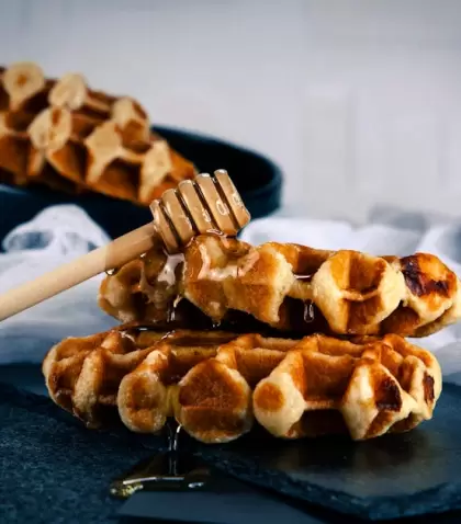 Waffles ic�nicos de la serie Stranger Things.