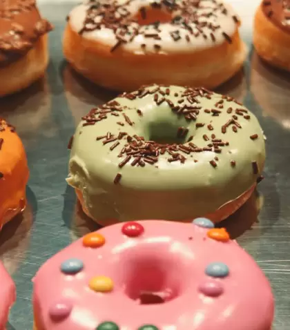 Las donuts son un cl�sico dulce que aparece en muchas escenas.
