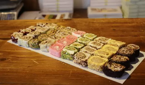 Un dulce distinto, pero bastante accesible, es la delicia turca de Narnia.