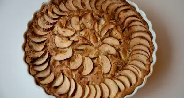 La tarta de manzana casera es una opci�n ideal para las meriendas de invierno.