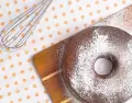 Torta marmolada con buena humedad, sabor equilibrado y una mezcla de chocolate bien integrada.