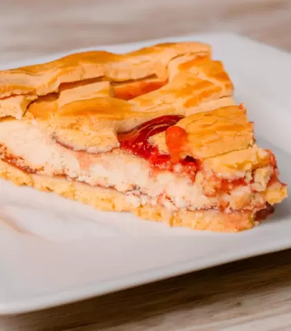 Tarta suave, arom�tica y con sabor casero.