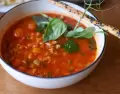 Una sopa abundante, sabrosa y cargada de verduras.