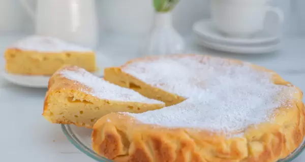 Tarta suave, arom�tica y con sabor casero
