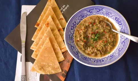 Lentejas sabrosas, tiernas y enteras.