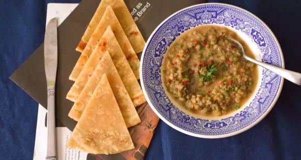Lentejas sabrosas, tiernas y enteras.