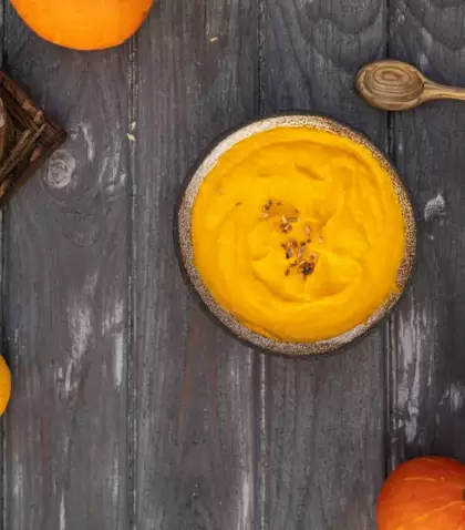 La calabaza al horno da un pastel m�s firme, m�s sabroso y menos aguado.